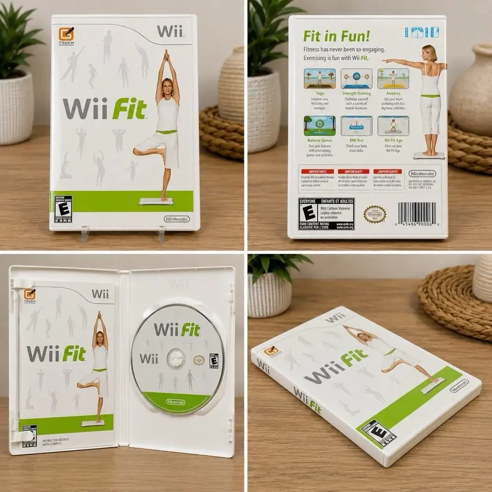Wii Fit Nintendo Wii 2008 Fitness Exercise Yoga Game Nintendo Balance Board